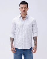 White Twill Checks ShirtUnited By Hope