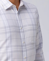 White and Beige Checks Twill ShirtUnited By Hope