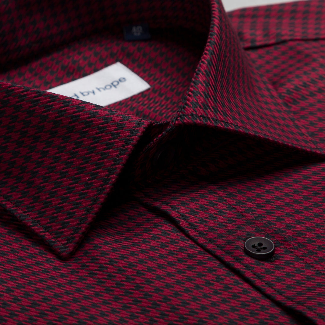 Earth Red Printed Shirt