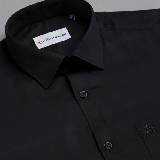 Pitch Black Solid Shirt