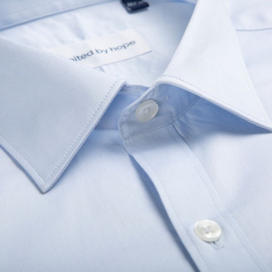 giza-cotton-shirts-for-men - Baby Blue - United by Hope