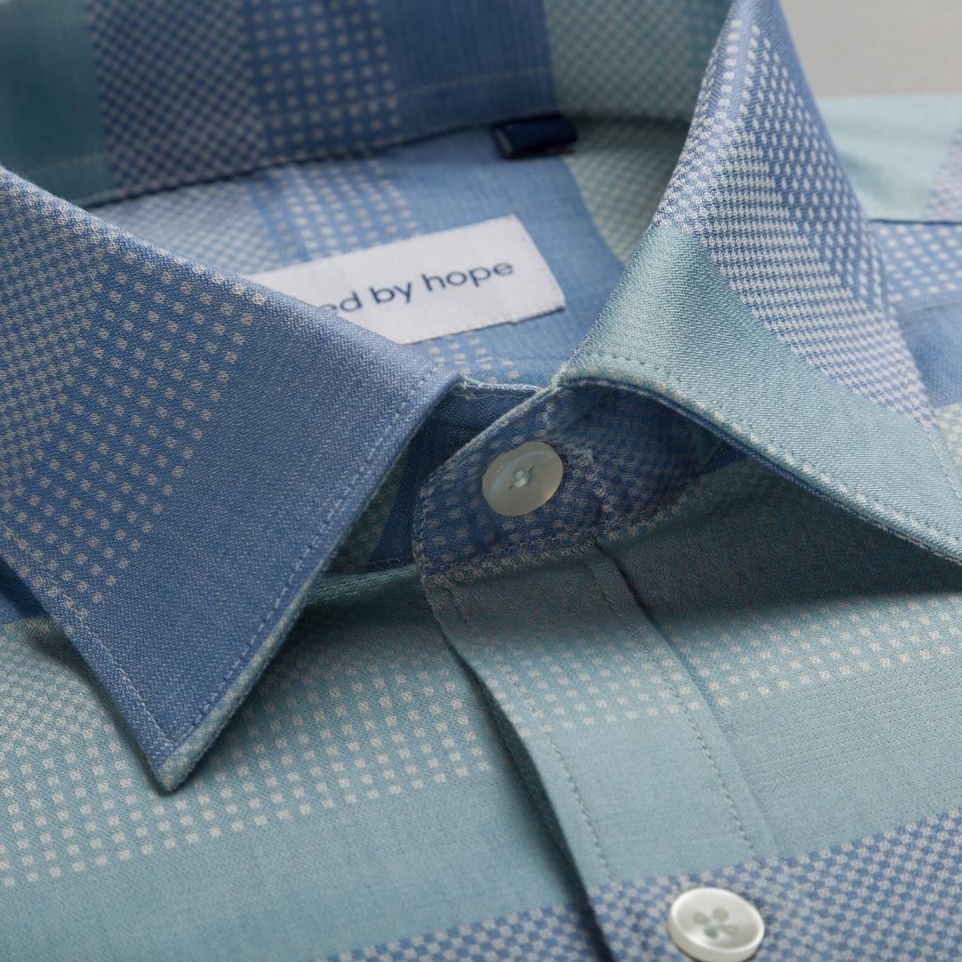 giza-cotton-shirts-for-men - Blue Surf - United by Hope