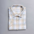 giza-cotton-shirts-for-men - Sandshell - Short Sleeve - United by Hope