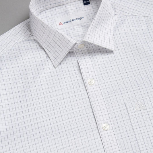 giza-cotton-shirts-for-men - White Smoke - United by Hope