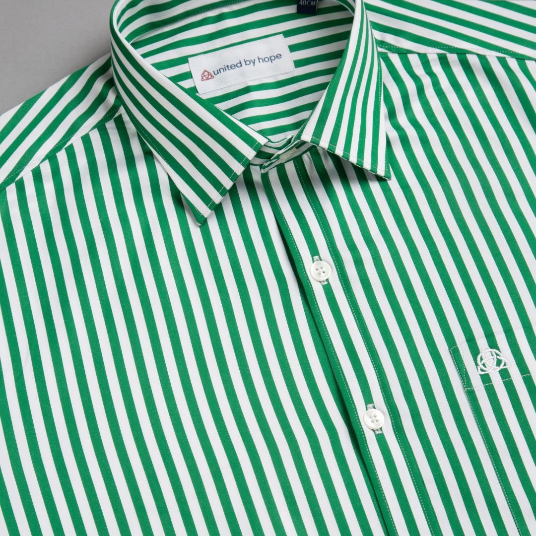 giza-cotton-shirts-for-men - Fern Green - United by Hope