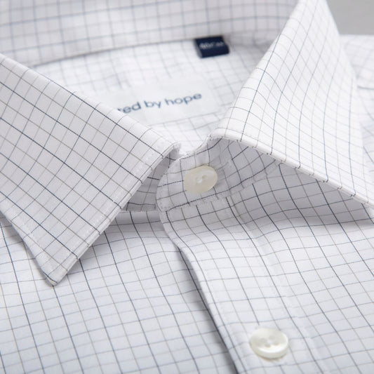 giza-cotton-shirts-for-men - White Smoke - United by Hope